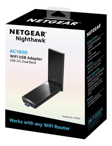 Netgear A7000-100pes - Adaptador De Red Usb Nighthawk