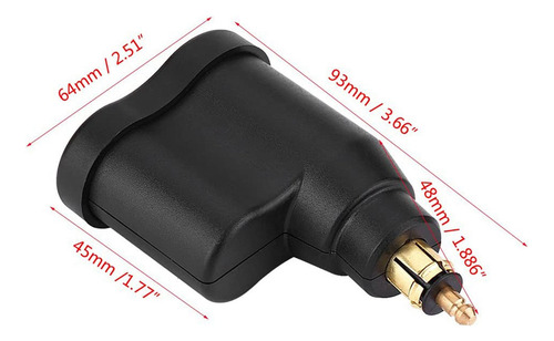 Cargador Usb De Motocicleta De 3.3 A Para Bmw R1200gs R1250g