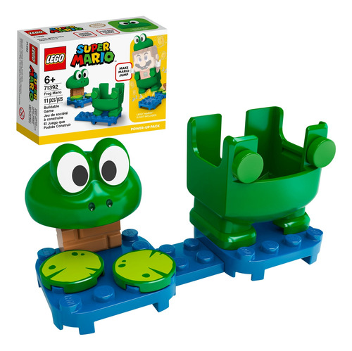 Lego Super Mario Frog Mario Power-up Pack 71392 Juguete De C