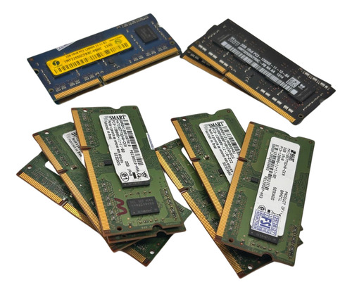 Pack Com 11 Memorias Ram 2gb Pc3 12800s - Marcas Variadas (Usado)