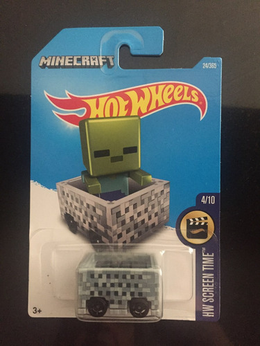 Hot Wheels Minecraft - Minecart Hw Screen Time