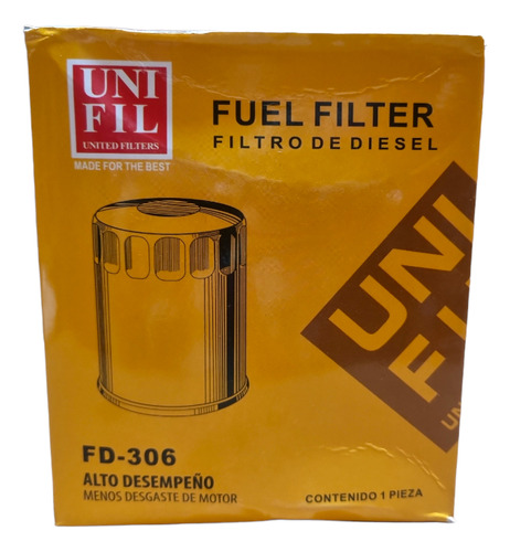 Filtro Diesel Para Isuzu Forward 800/1100 5.2 15-2020 Fd-306