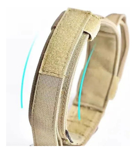 (l-5) Collar Táctico For Perros Collares Militares De