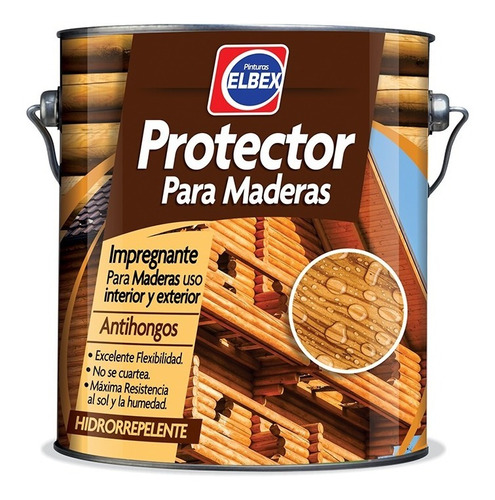 Protector De Maderas Elbex 1 Lt. - Cedro