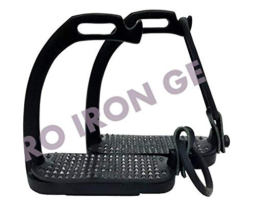 Riding Gears Estribo Hierro Seguridad Ecuestre Negro 4.75 ''