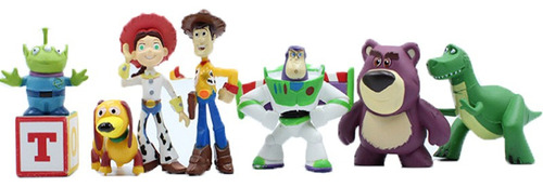 , 8 Figuras De Toy Story Buzz Lightyear Woody Juguetes ,