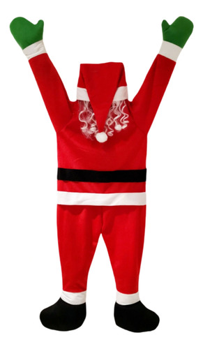 Adecuado Para La Decoración De Papá Noel En Puertas Y Ventan