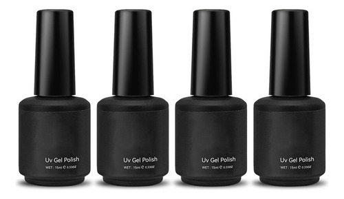 Pegamento De Uñas De Gel Mate 4 Piezas 15 Ml Fácil De