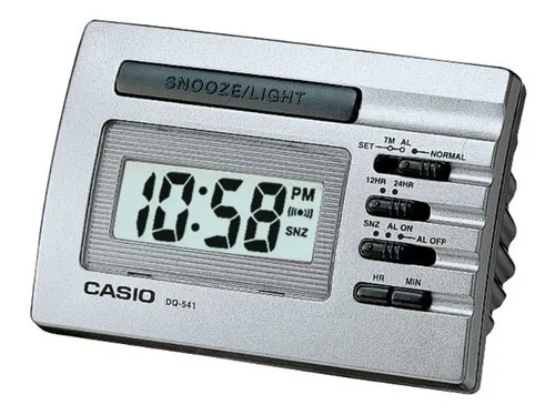 Antiguo Reloj Despertador Con Campanilla Hombre Casio