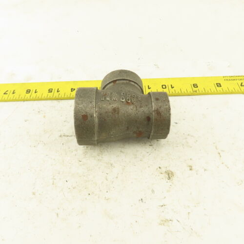 1 X3/4 X3/4 Npt 300 Wsp 2000 Wog Malleable Iron Tee Bla Ccb