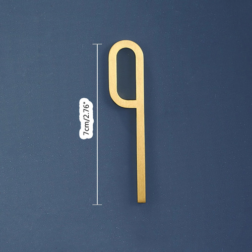 (5#mold)brass House Number Hotel Door Address For Home Digit