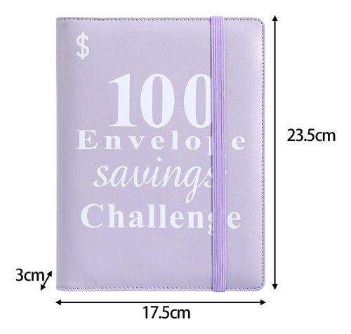 Carpeta De Cuero Pu Con 100 Sobres, Carpeta De Desafíos,