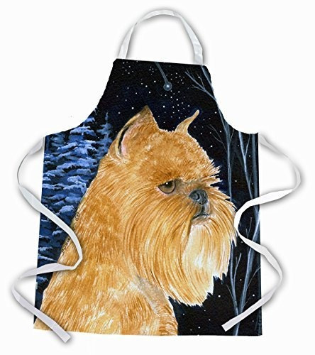 Caroline's Treasures Ss8362apron Starry Night Brussels Griff