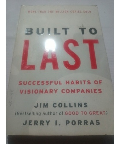 Libro En Inglés Built To Last Jim Collins Jerry I. Porras
