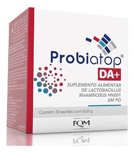 Suplemento Probiatop Da+ Contem 30 Sachês Com 0,65 G. Sabor Sem Sabor