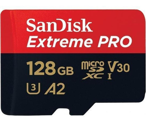 Tarjeta De Memoria Extreme Pro Micro Sd 128gb Gopro & Dron