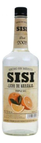 Pack De 6 Licor Sisi Naranja Triple Sec 1 L