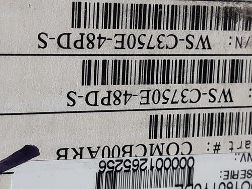 Switch Cisco Ws-c3750e-48pd-s Poe Gigabit Nuevo