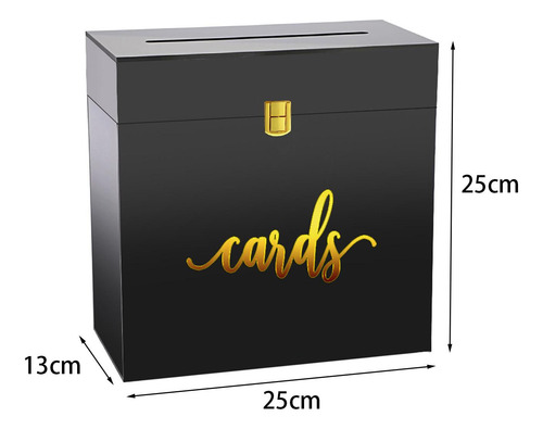 Caja De Acrílico Para Tarjetas De Boda, Tarjetero Para