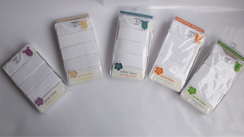 Set Carters Bodys Blancos