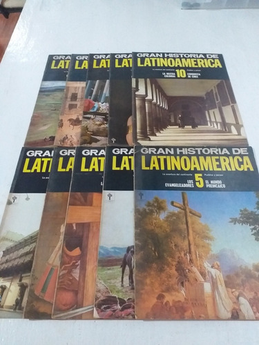 Lote De 10 Revistas Gran Historia De Latinoamerica
