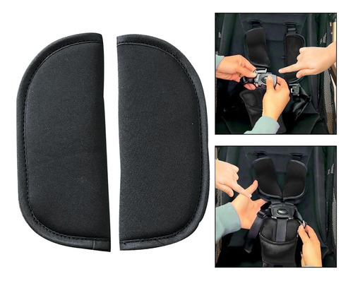 3 Almohadilla Para Cinturón De Seguridad, Funda Para Correa