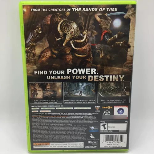 Prince of Persia The Forgotten Sands para Xbox 360 - Seminovo