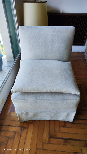 Sillón Butacón Blanco Un Cuerpo