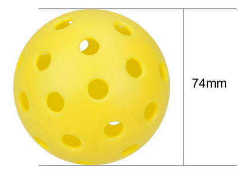 Paquete De 5 Bolas Linous Pickleballs, Para Interiores, 74 M