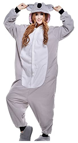 Disfraz De Cosplay Animal Koala Unisex Pijamas Adultos