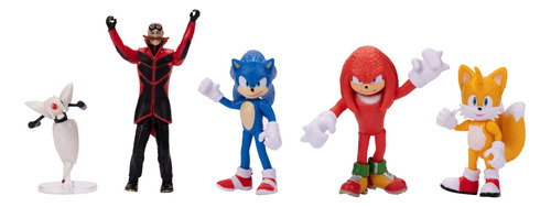 Sonic The Hedgehog, Sonic 2 Movie - Juego De Figuras De Acc.