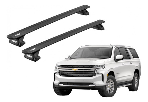 Barras Thule Chevrolet Suburban 21- Ra / Wingbar Evo Black