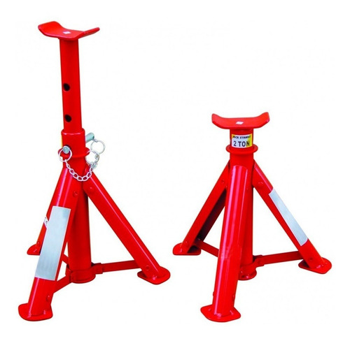 Imagen 2 de 6 de Caballete Tripode Plegable 2 Tn Auto/camioneta X2 El Par