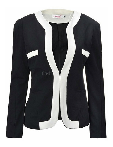 Mujeres Elegante Slim Abrigo Casual Manga Larga Trajes Chaqu