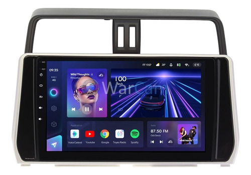 Autoradio Android Toyota Land Cruiser Prado 2019-2021 4+64gb