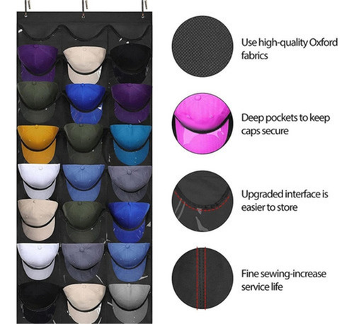 A Organizador De Gorras De Béisbol For Colgar, Soporte For P