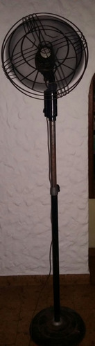 Ventilador Pie De 1955 Tod Original -gira- Funciona S/ruidos Negro (Usado)