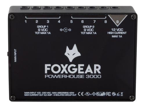 Imagen 1 de 8 de Multifuente P/ Pedales Foxgear Powerhouse 3000 En Cuotas!