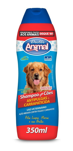 Shampoo Doctor Animal Antipulgas 350 Ml