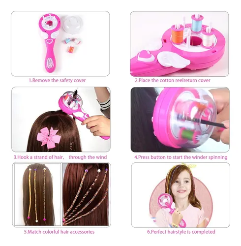 Máquina Eléctrica Para Trenzar Cabello Juguete