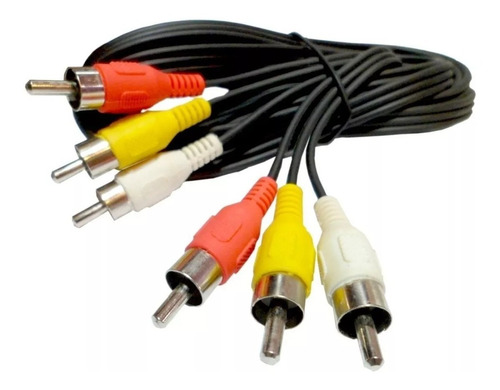 Cable Calidad 3 Rca Macho A 3 Rca Macho De 1.5 Metros