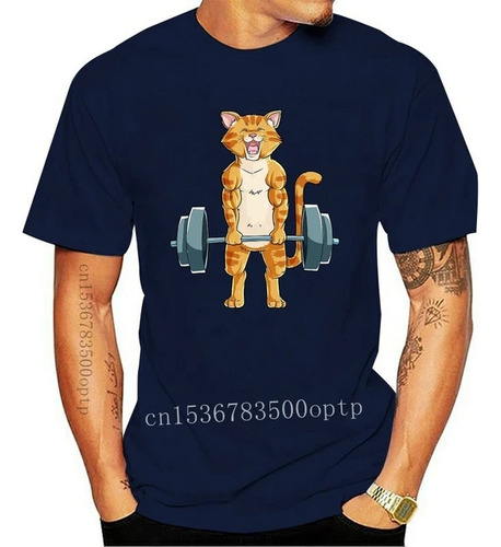 Camisetas De Levantamiento De Pesas Cat Deadlift
