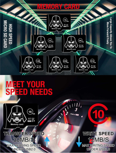 Cartao De Memória Microsd 32gb Extreme Pro Darth Vader