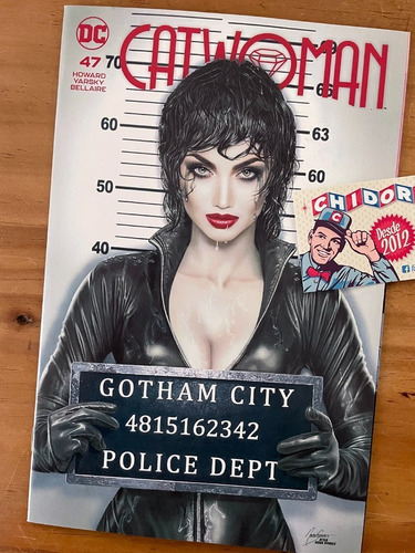 Comic - Catwoman #47 Sexy Natali Sanders Adam Hughes