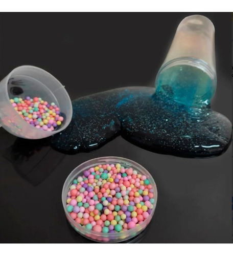 Slime Brilloso Multicolor Masa Gomosa Pack X6