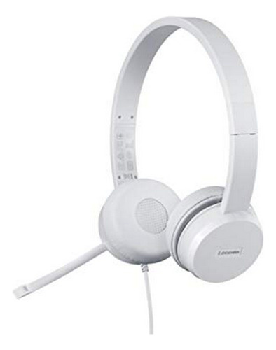 Audífonos - Lenovo 110 Usb Stereo Headset, Noise Canceling, 