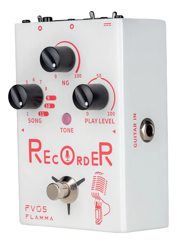 Pedal Para Voz Recorder Grabadora De Voz Flamma Fv05