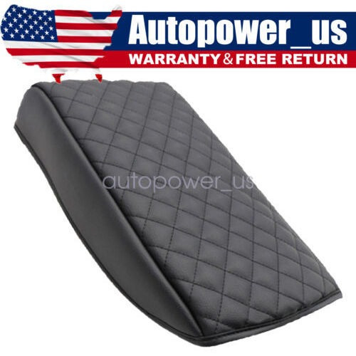 Center Console Cover Armrest Pad Pu Leather Fits 2010 11 Tta