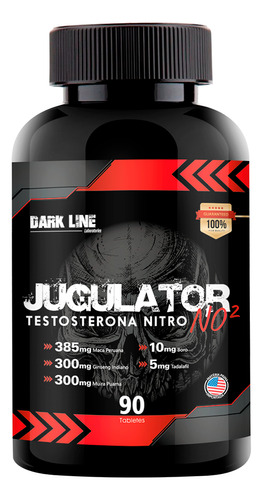 Suplemento Jugulator Testosterona Nitro Dark Line 90tblts