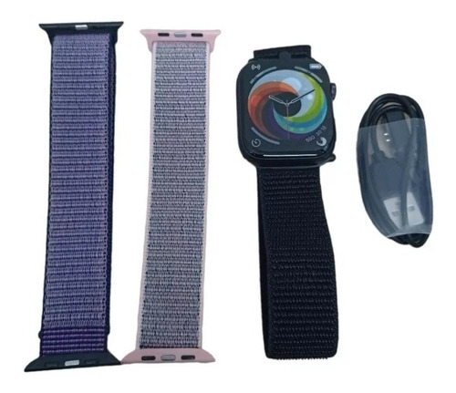 Imagen 5 de 7 de Smartwatch Noga Reloj Inteligente Ng-sw11 Mallas Nylon Csi